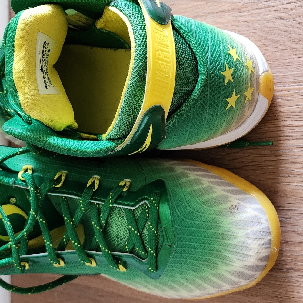 Nike Green and Yellow Athletic Shoes